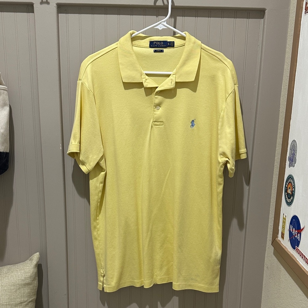 Polo by Ralph Lauren Light Yellow Men's Polo Shirt